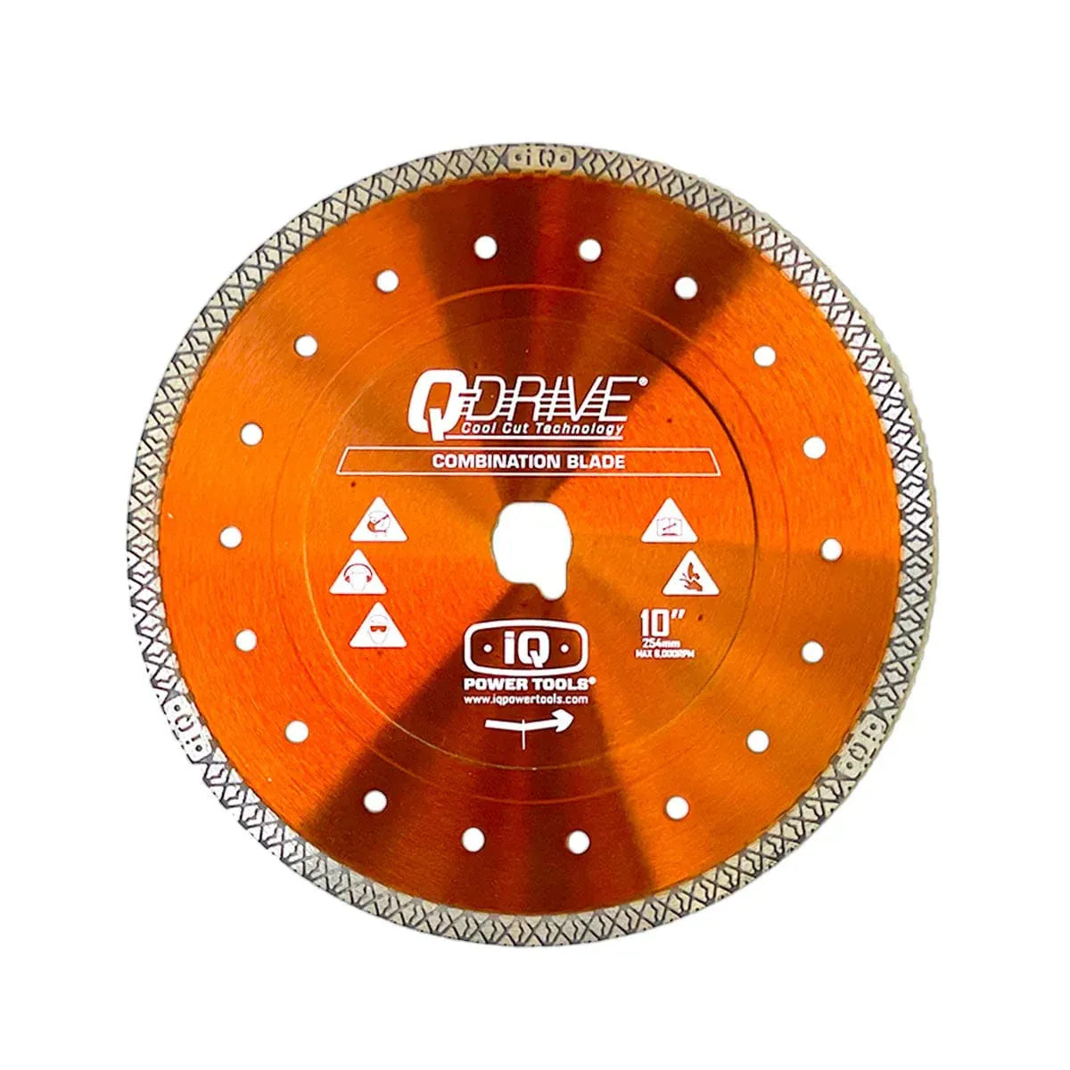 10" x .060 Q-Drive Plus-Tile Blade Dry Platinum - Combo