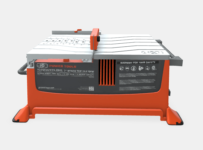 iQ228 Cyclone - 7" Dry Cutting Table Tile Saw with Integrated Dust Control