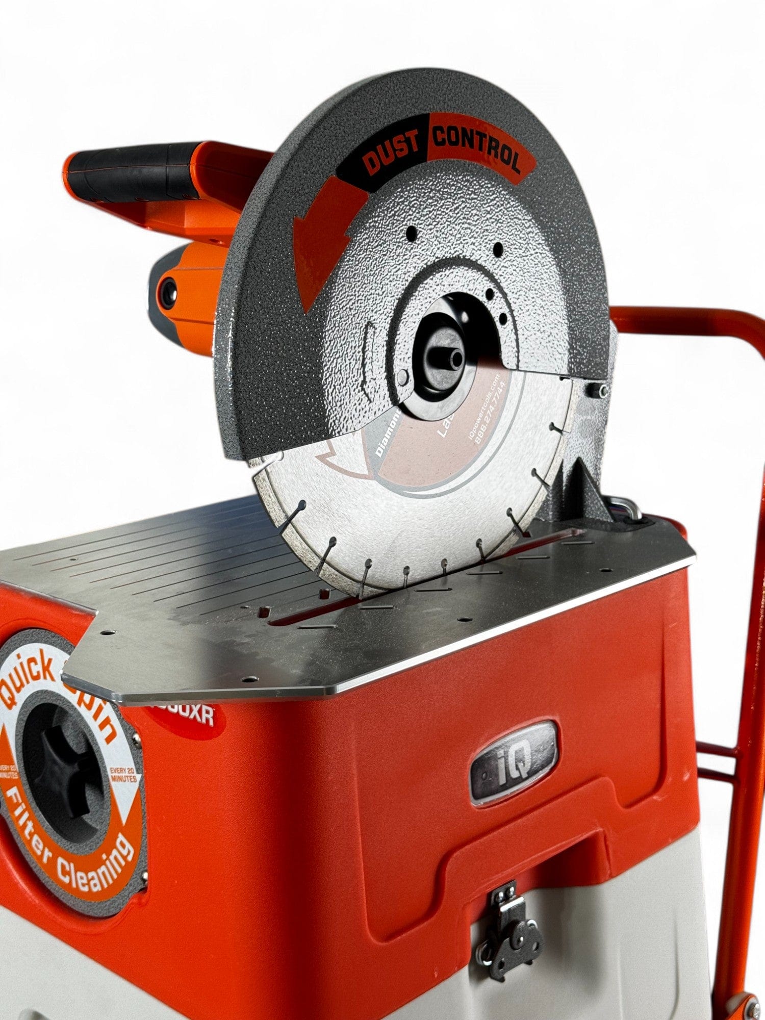 iQ360XT 14-Inch Masonry Saw with Integrated Dust Control - iqpowertools