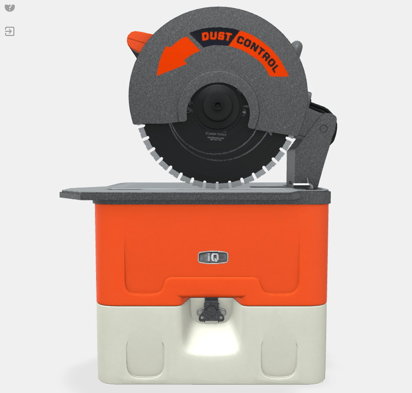 iQ360XT 14-Inch Masonry Saw with Integrated Dust Control