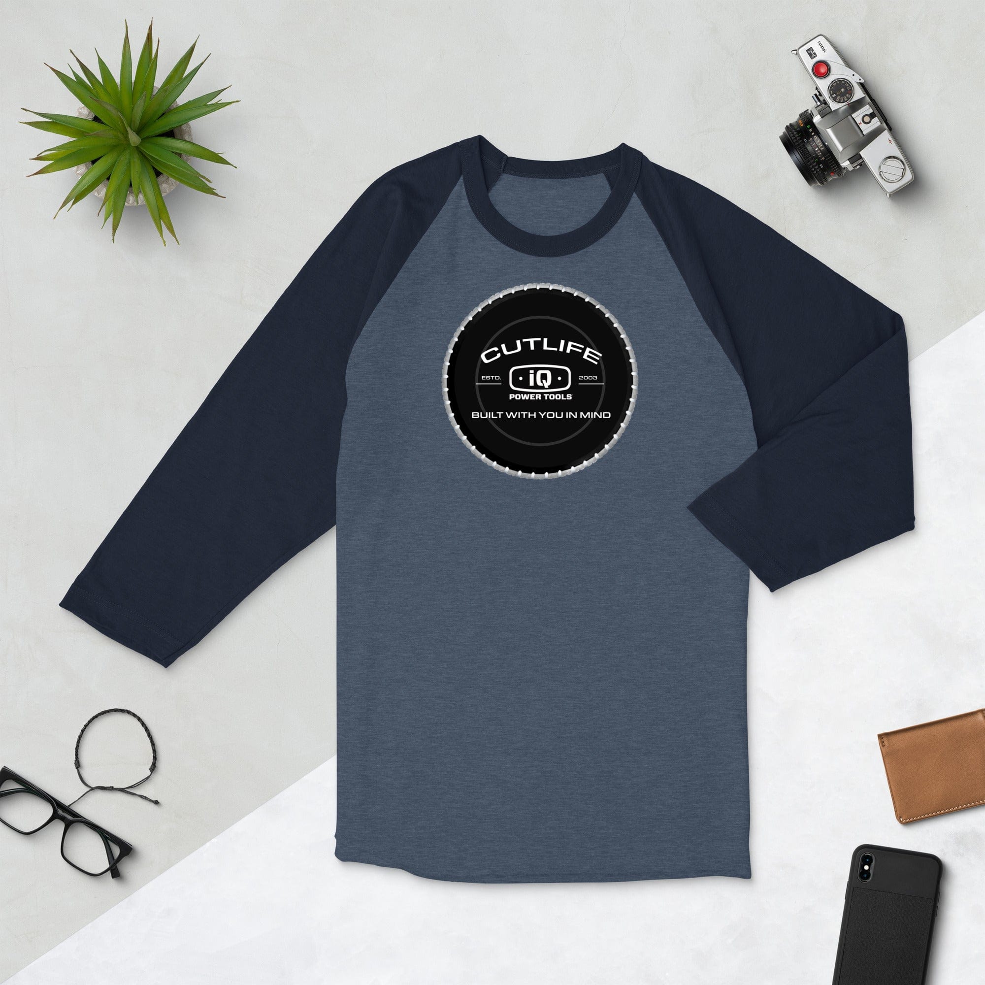 3/4 sleeve raglan shirt - iqpowertools