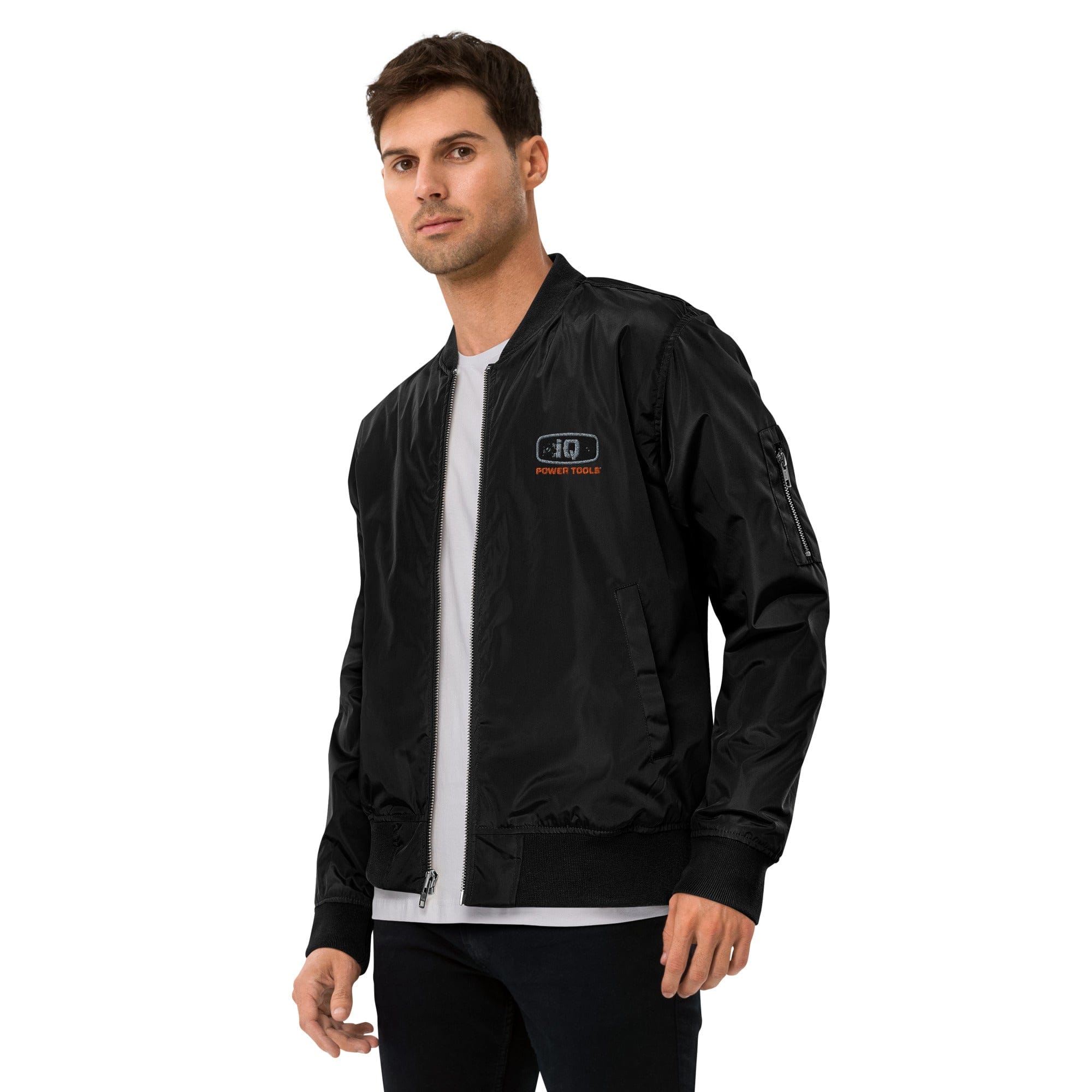 iQ Power Tools - Vintage Premium recycled bomber jacket - iqpowertools