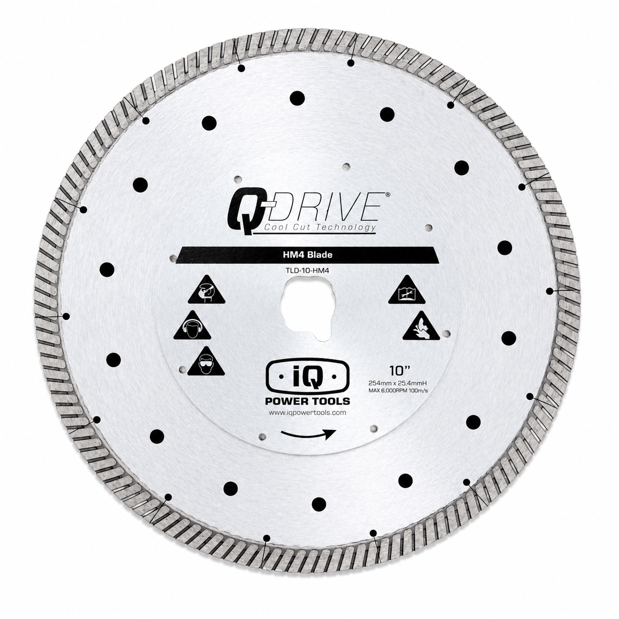 10" x .060 Q-Drive Plus-Tile Blade Dry Hard Material HM4