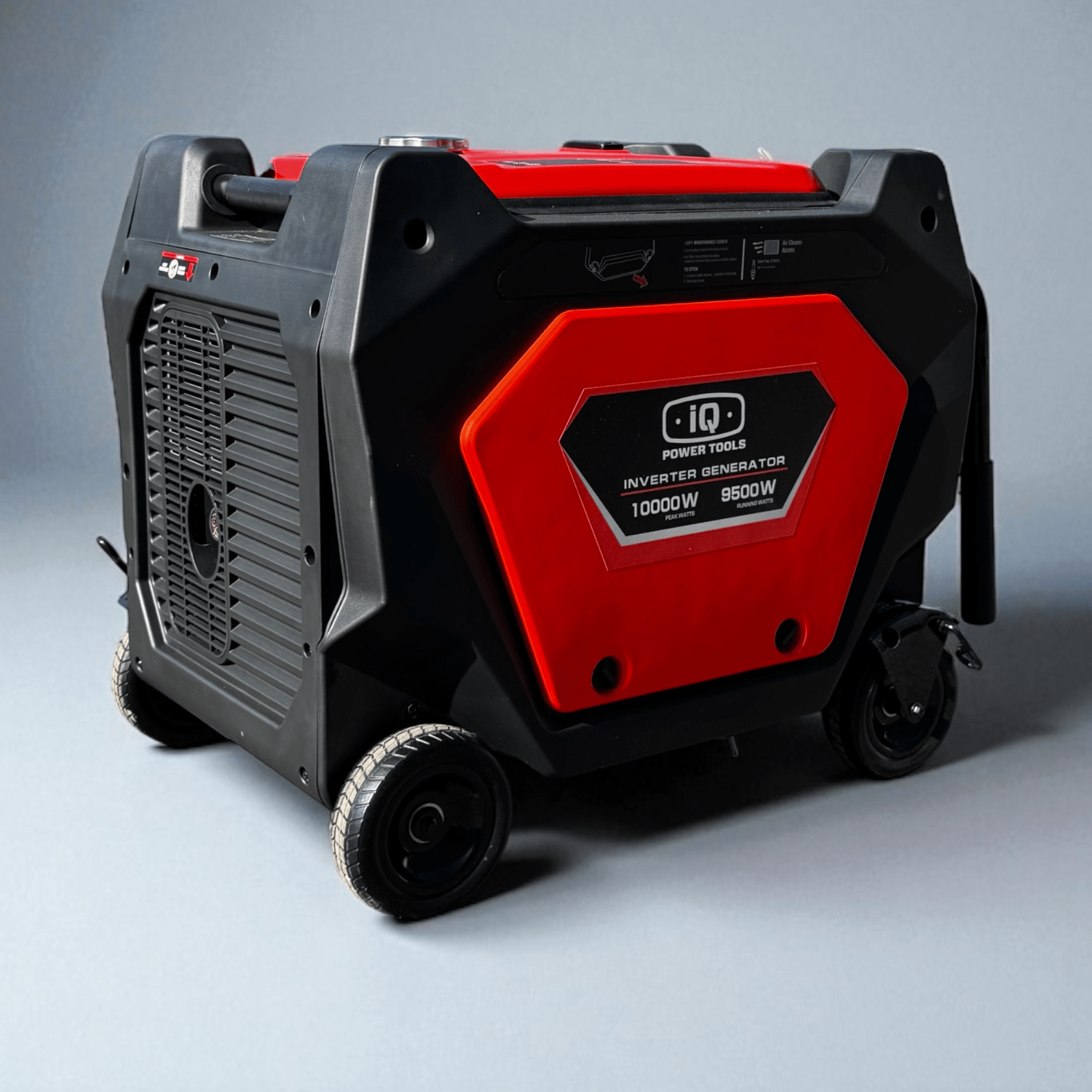 iQ10KW Inverter Power Generator – 10,000W Peak / 9,500W Running – Electric Start, Quiet Operation, Portable Design