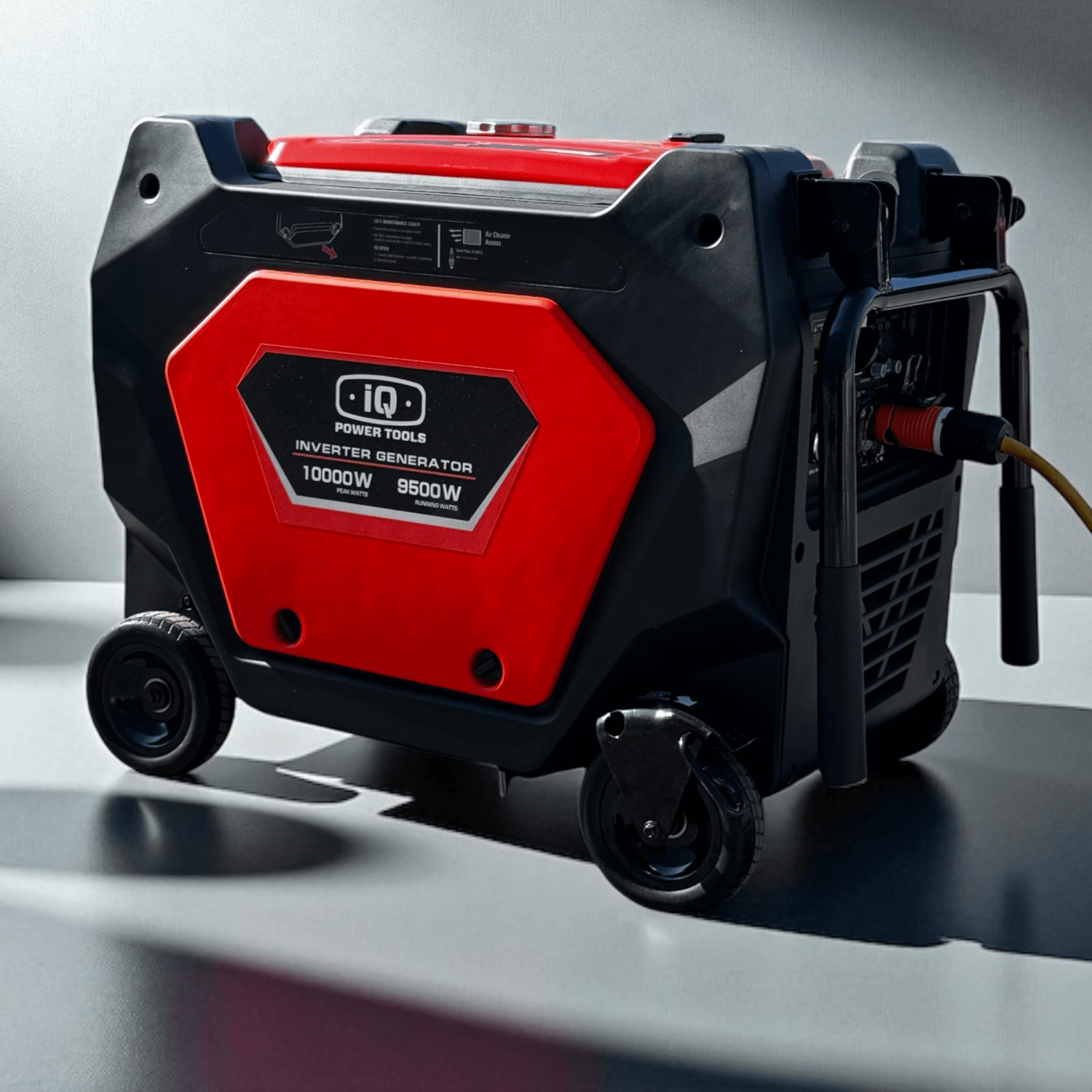 iQ10KW Inverter Power Generator – 10,000W Peak / 9,500W Running – Electric Start, Quiet Operation, Portable Design