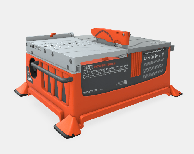 iQ228 Cyclone - 7" Dry Cutting Table Tile Saw with Integrated Dust Control