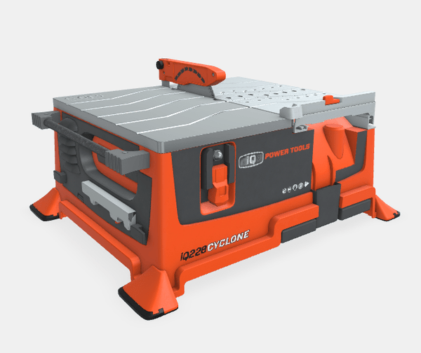 iQ228 Cyclone 7" Dry Cutting Table Tile Saw with Integrated Dust Con