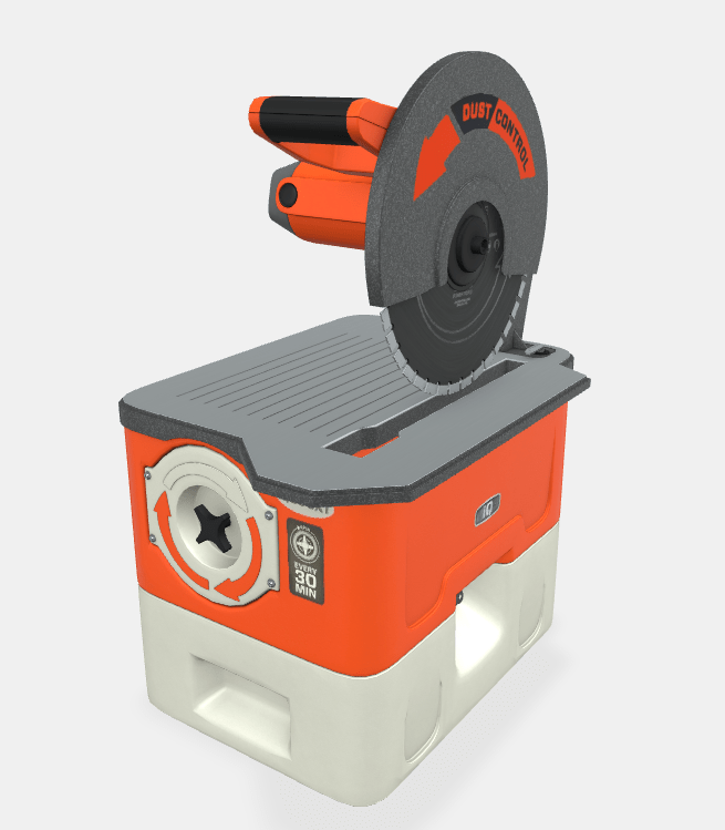 iQ360XT 14-Inch Masonry Saw with Integrated Dust Control