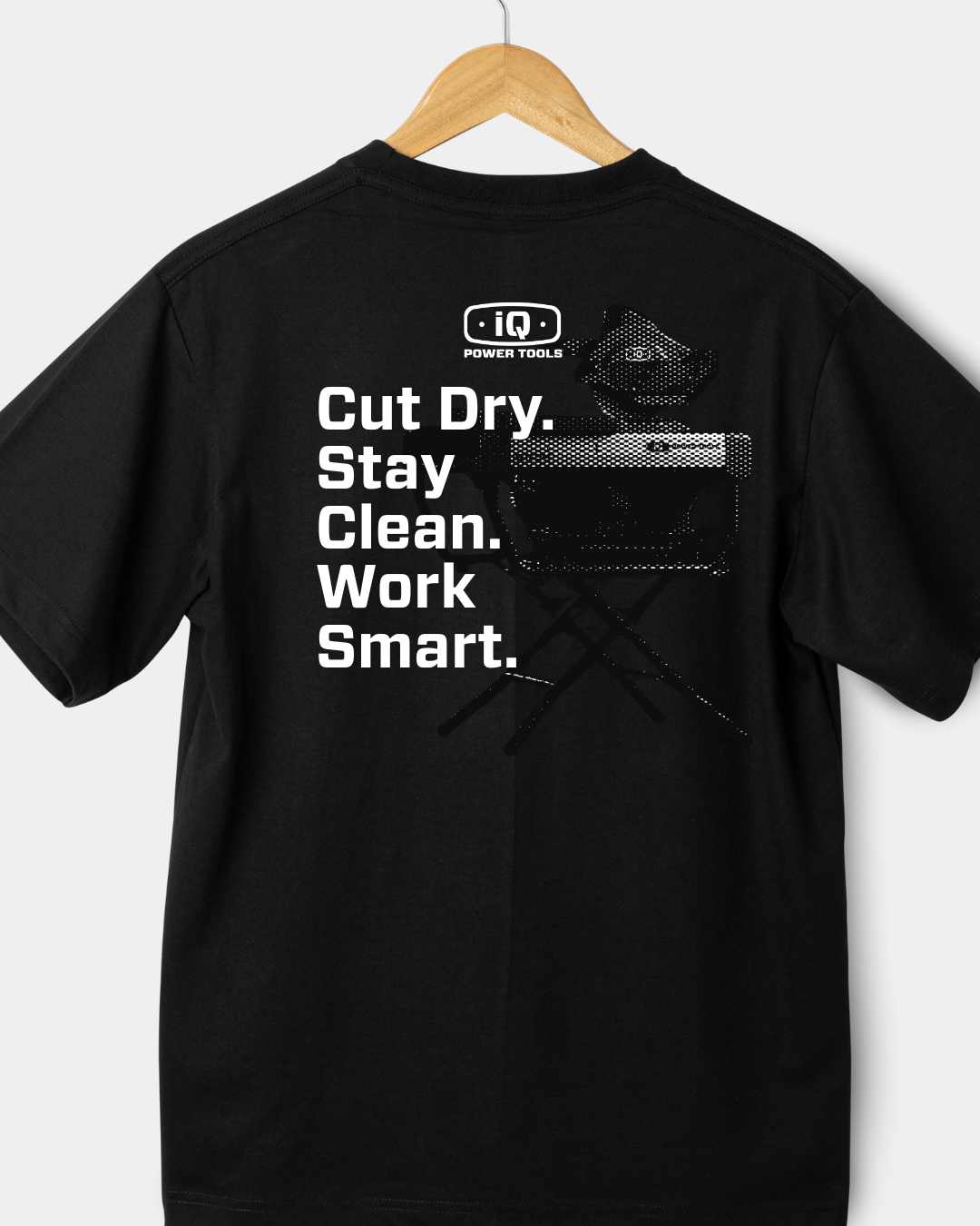 Super Soft Short Sleeve T-Shirt – Cut Dry | Stay Clean | Work Smart | 244 - iqpowertools